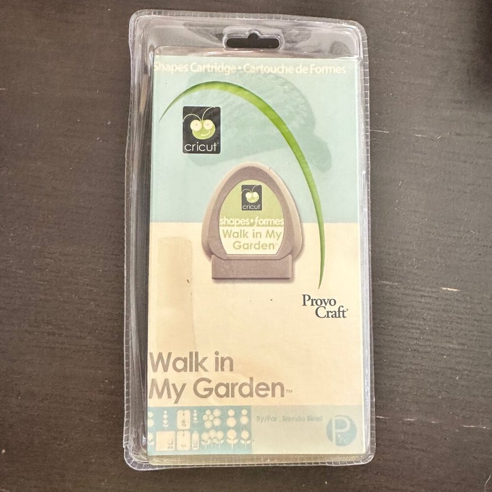 Cricut Shapes Cartridge - Walk In My Garden Sealed